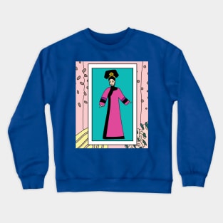 Colorful Retro Doll Crewneck Sweatshirt